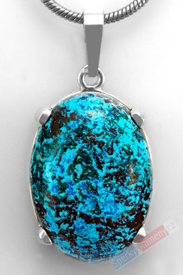 Stříbrný přívěsek (Ag 925/1000) s quantum quattro, oválek cca 18 x 13 mm, RARITA (QQ4843P)