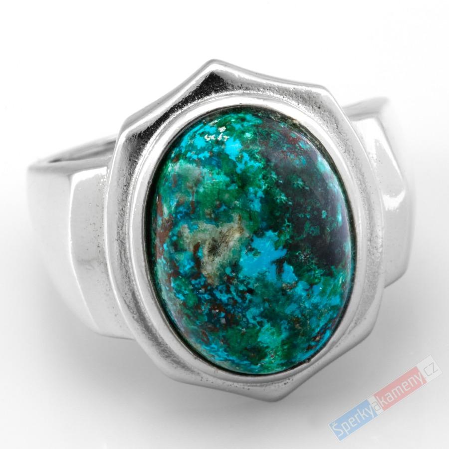 Unisex stříbrný prsten (Ag 925/1000) s quantum quattro QA, vel. kamene se stříbrným zasazením cca 21 x 17 mm, RARITA (QQ7867R)