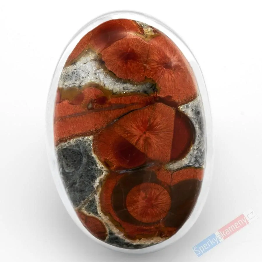 Velký stříbrný prsten (Ag 925/1000) s Peanut Wood Jasper QA, vel. kamene cca 32 x 21 mm, "oříšky v čokoládě", RARITA (JWP1211R)