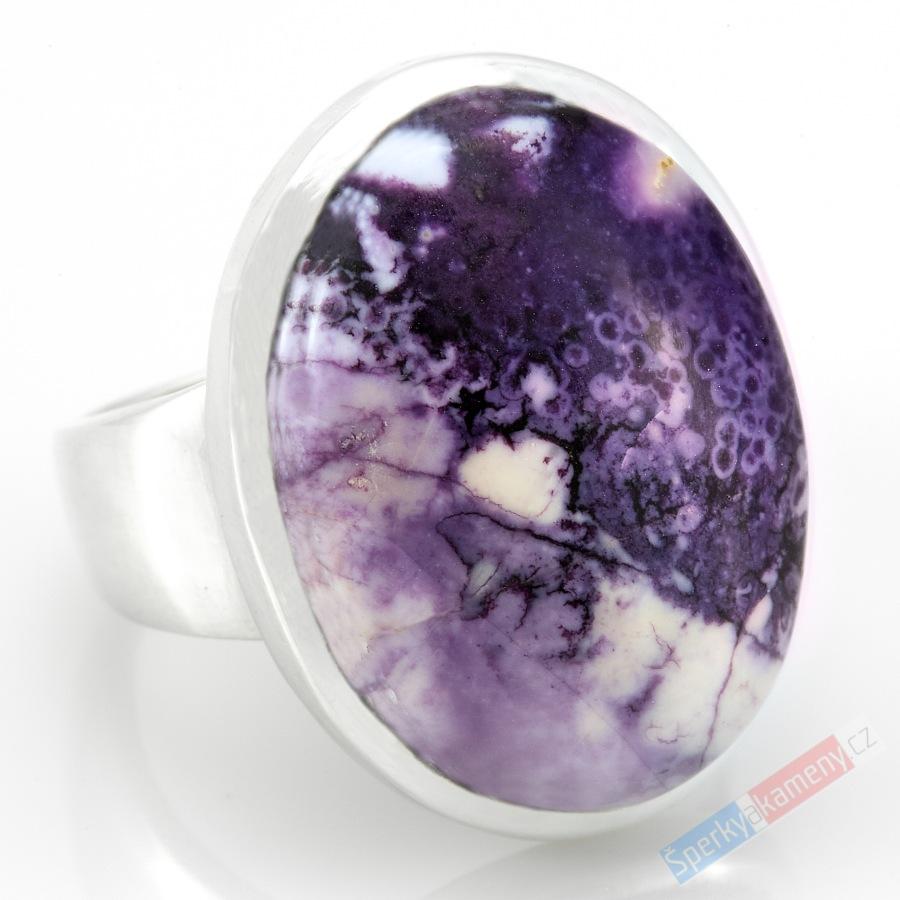 Stříbrný prsten (Ag 925/1000) s Tiffany Stone QAA, vel. kamene cca 25 x 19 mm, RARITA (TF1763R)