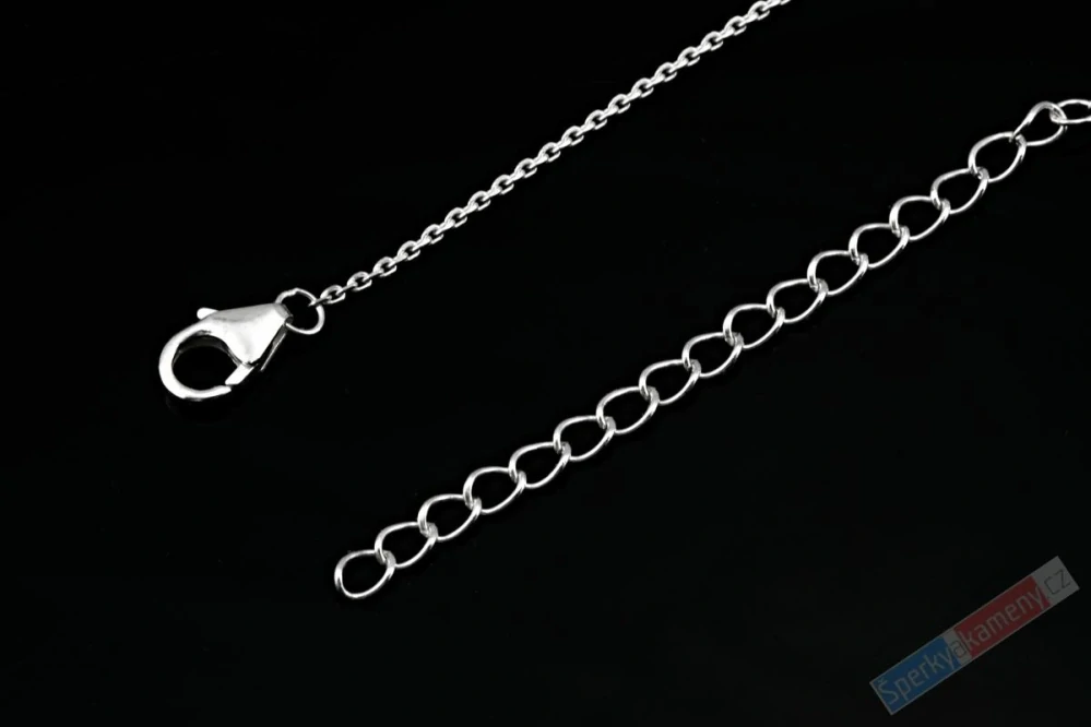 Minimalistický náhrdelník s delfíny a drahým opálem QAA, stříbro Ag 925/1000, "šperk pro mořskou vílu" (ODR1512S)