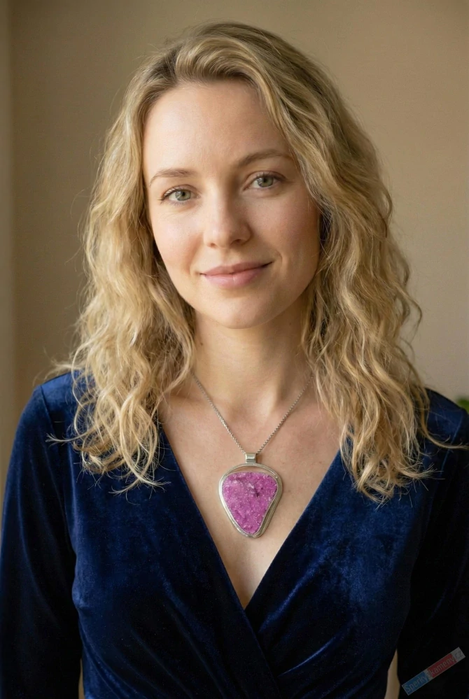 Velký stříbrný přívěsek (Ag 925/1000) s přírodním kobaltovým kalcitem QAA, cca 53 x 47 mm, nádherná barva, RARITA (KKC2752P)