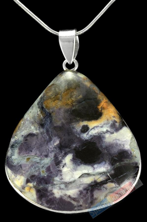 Přívěšek z Tiffany Stone QA, kapka 45 mm, RARITA, stříbro Ag 925/1000 (TF2551P)