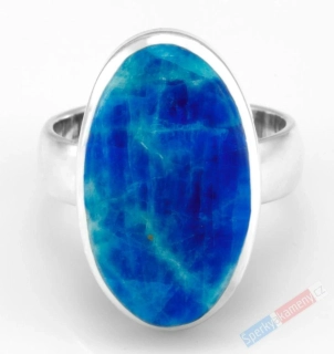 Stříbrný prsten (Ag 925/1000) s afghanitem QA, vel. kamene cca 24 x 15 mm, "andělská energie", RARITA (AFT1516R)