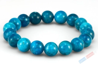 Náramek z apatitu QA, kuličky cca 12 mm (AP5142NS)