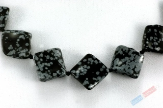 Náhrdelník ze sněžného obsidiánu QA (OB250) 